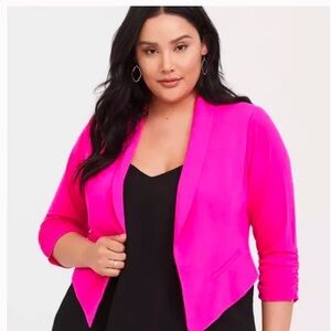 Torrid Hot Pink Blazer